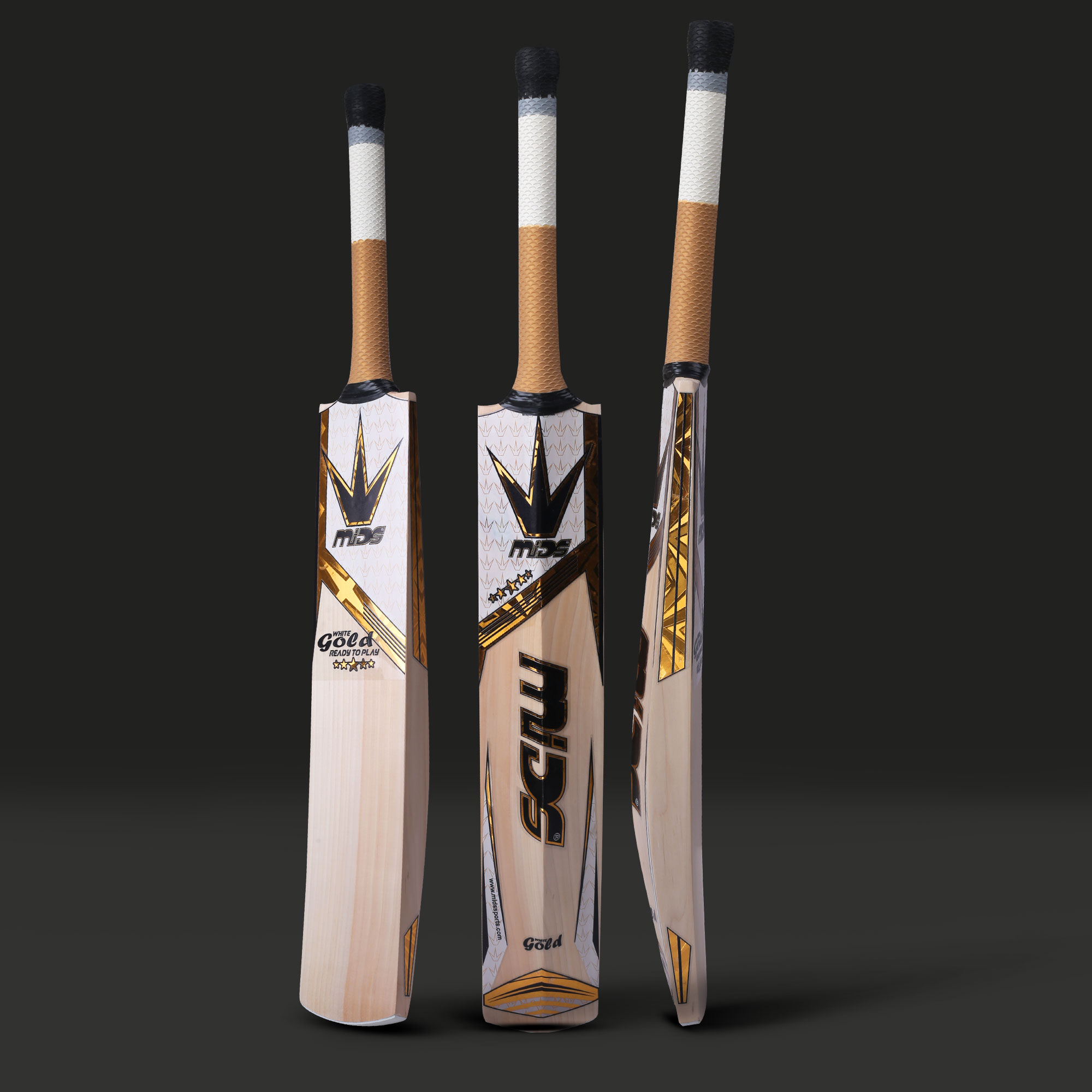 White Gold English Willow Bats