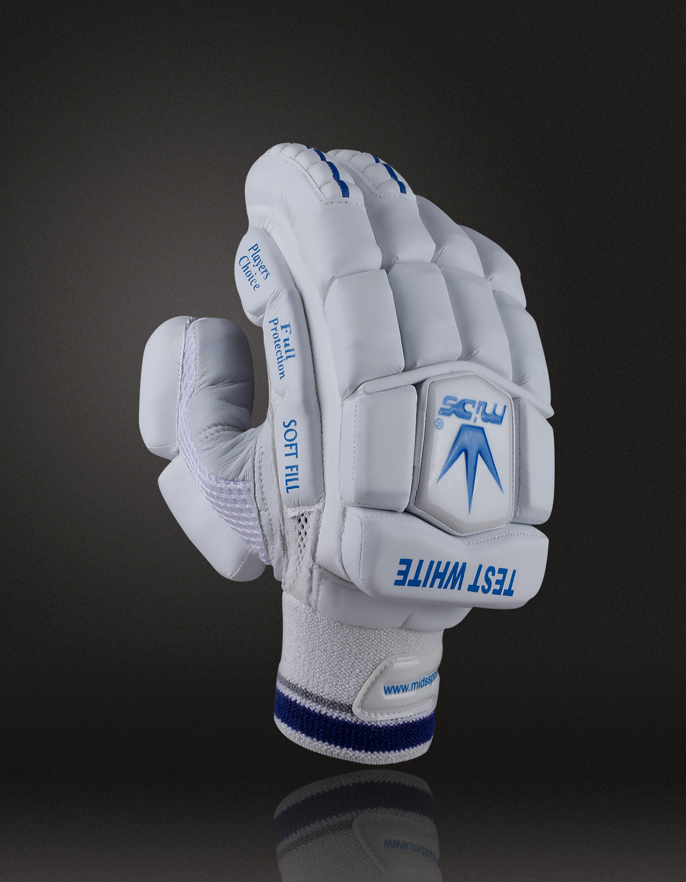TEST WHITE - Batting Gloves - 2023